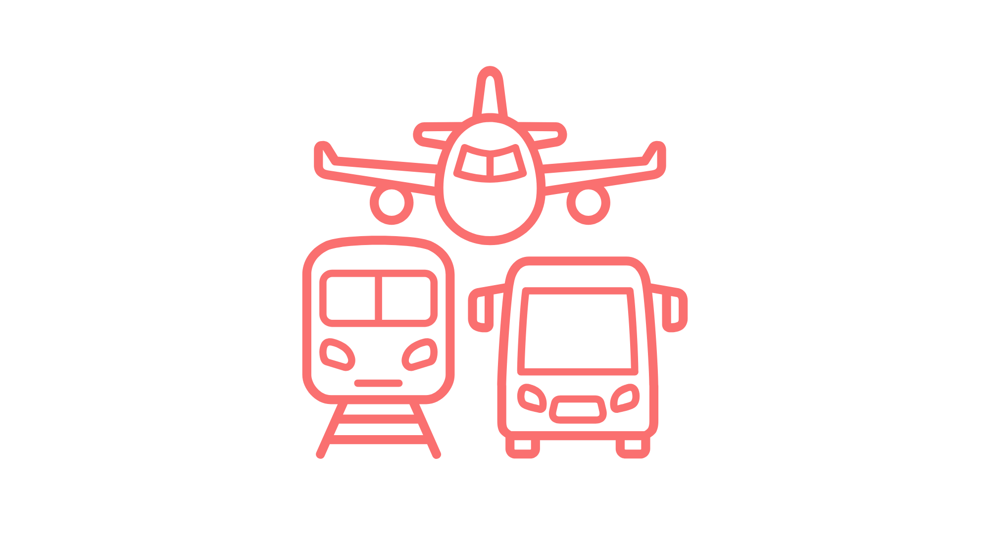 Loghi di treno, aereo, autobus
